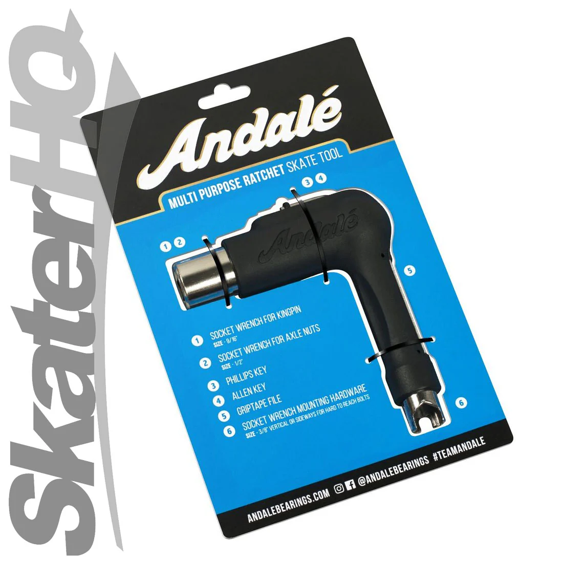 Andale Multi Purpose Ratchet Tool - Black - Image 2