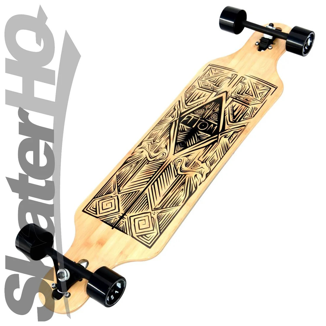 Atom Drop Thru 40 Longboard - Tiki Natural - Image 2