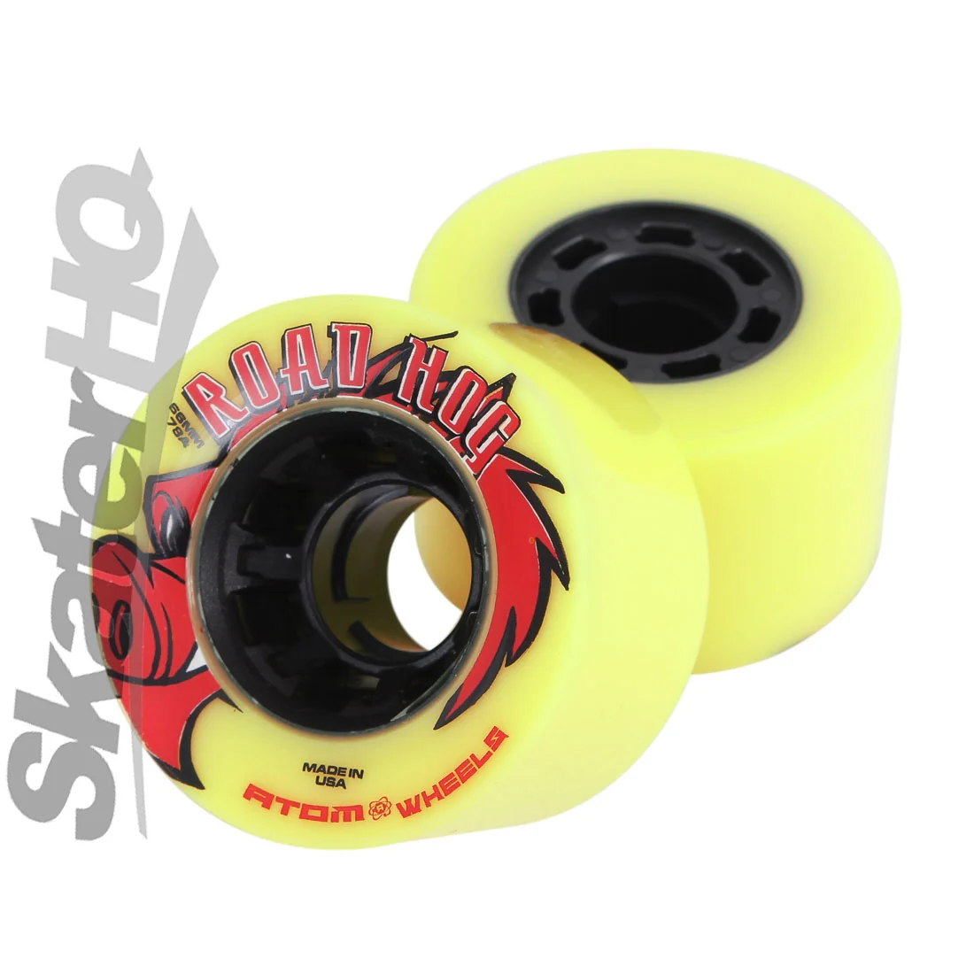 Atom Road Hog Quad 66x38mm/78a 4pk - Yellow - Image 2
