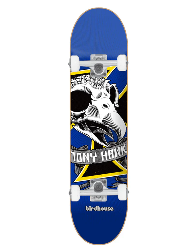 Birdhouse Oversized Skull 7.25" Mini Complete Skateboard - Image 2