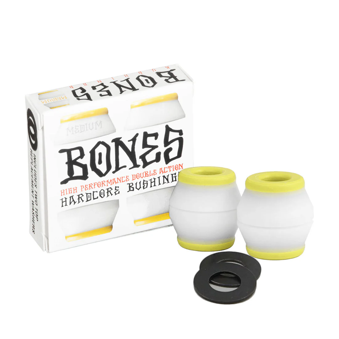 Bones Hardcore Conical Bushings 4pk - White - Image 3