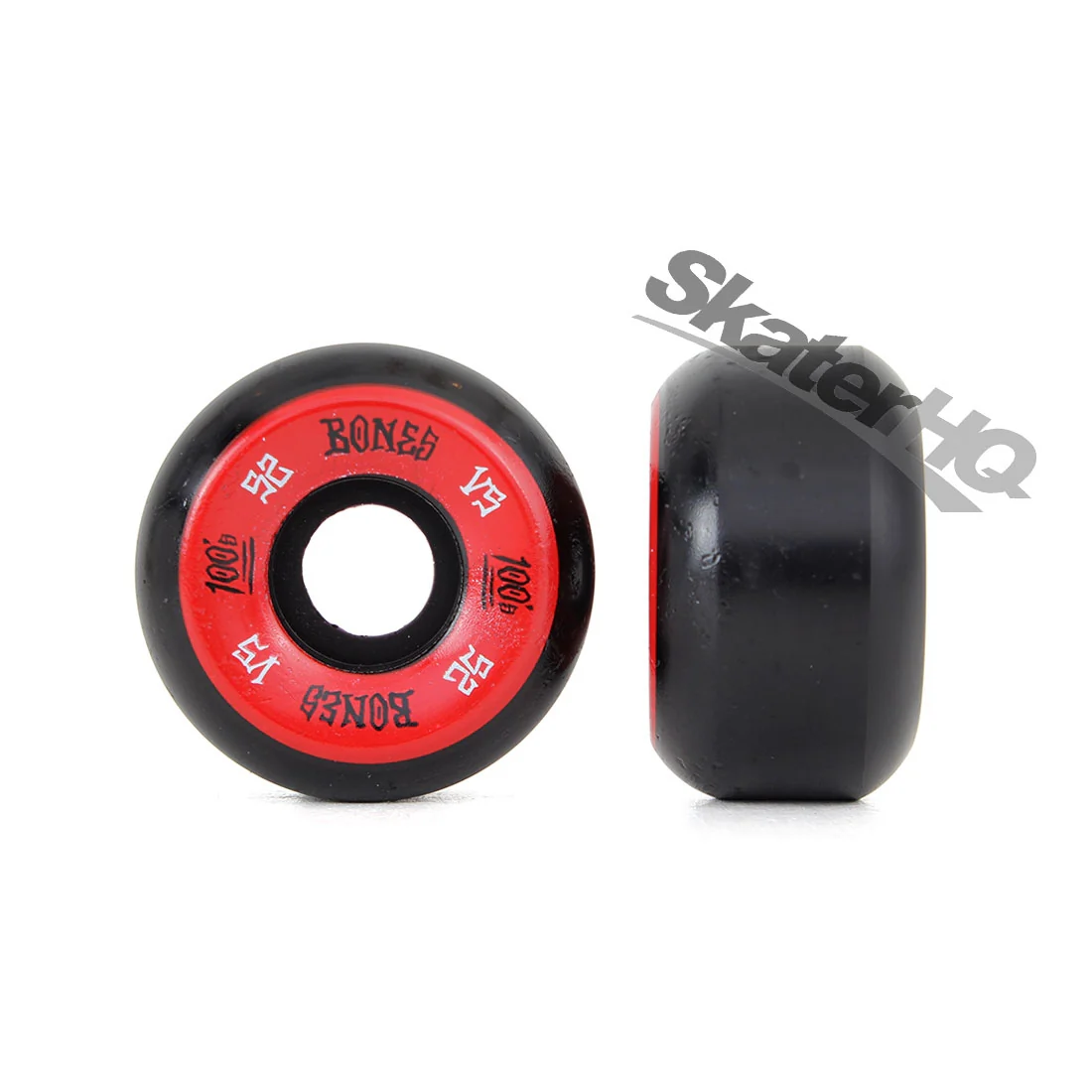Bones OG 100s V5 52mm - Red/Black
