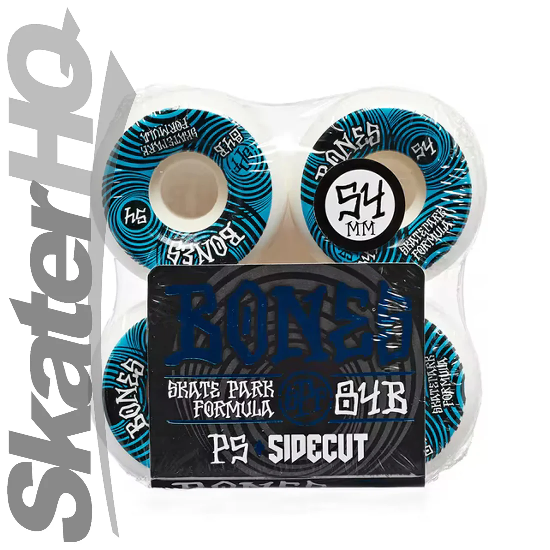 Bones SPF P5 Sidecut 54mm 84B Ripple - Blue - Image 2