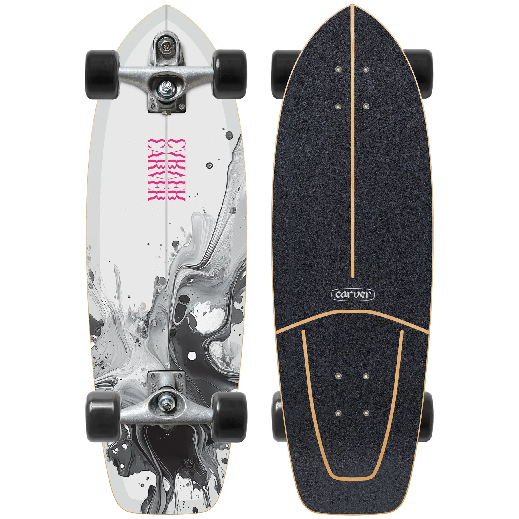 Carver Resin CX/C7 Raw Complete Surf Skate 31" x 9.8"
