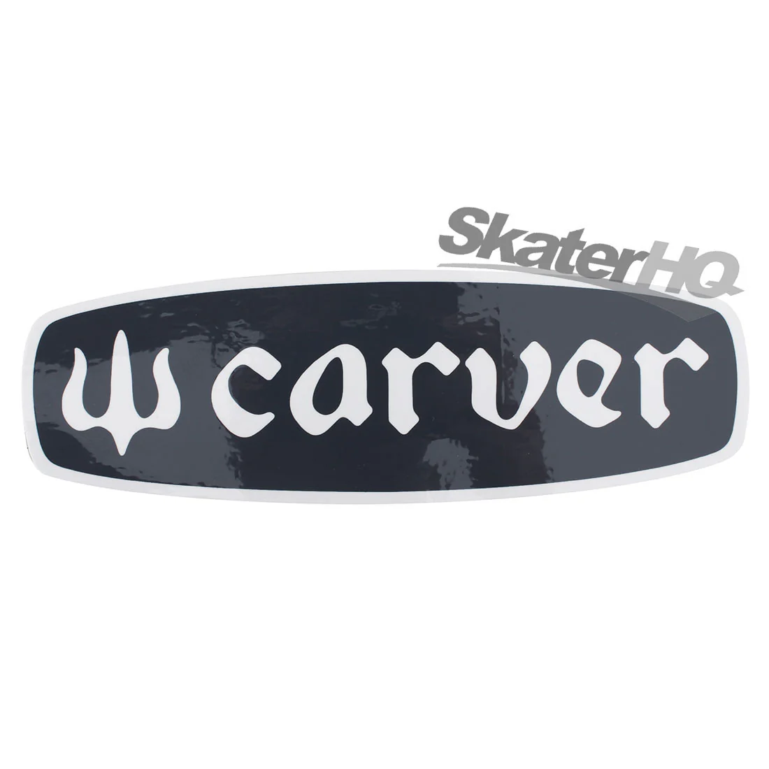 Carver Text Logo Sticker - Grey
