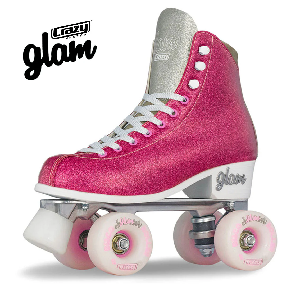 Crazy Disco Glam Pink/Silver - Adult