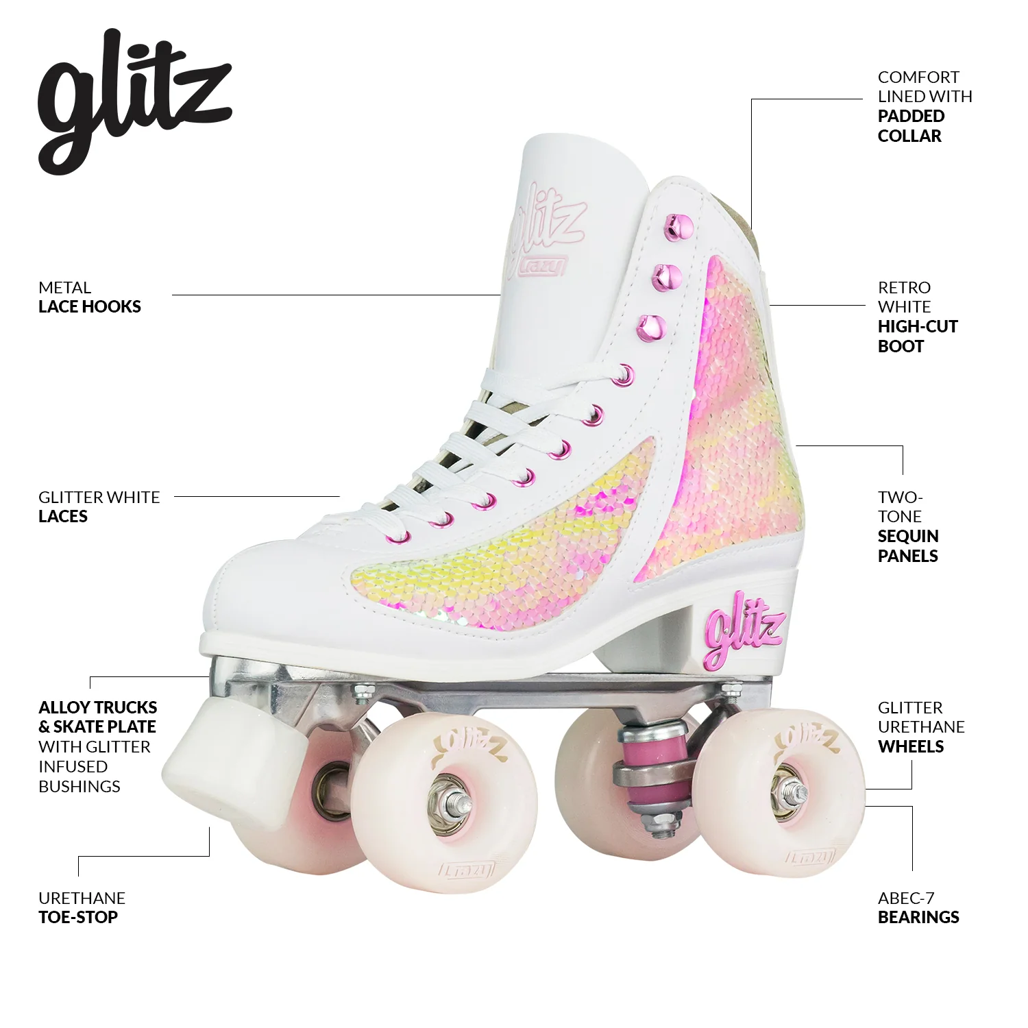 Crazy Disco Glitz Pearl - Adult - Image 3