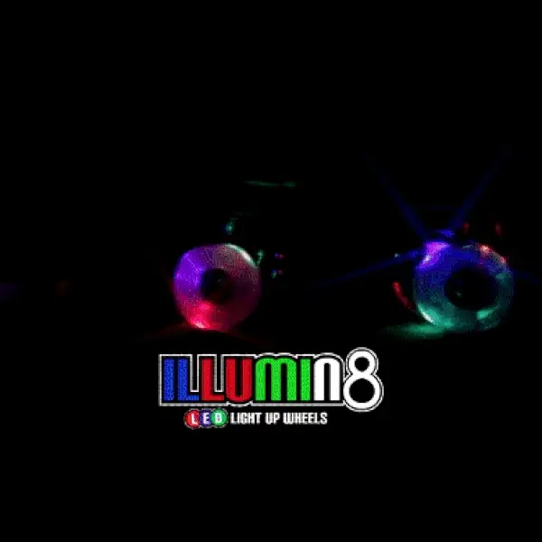 Crazy Illumin8 LED 58mm Quad Wheels 2pk - Image 2
