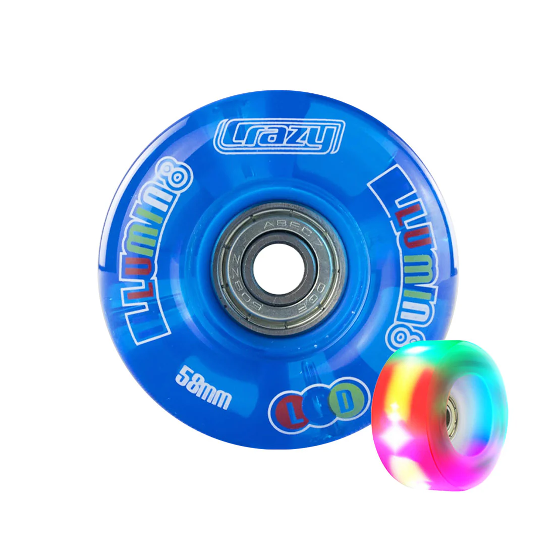 Crazy Illumin8 LED 58mm Quad Wheels 2pk - Image 6