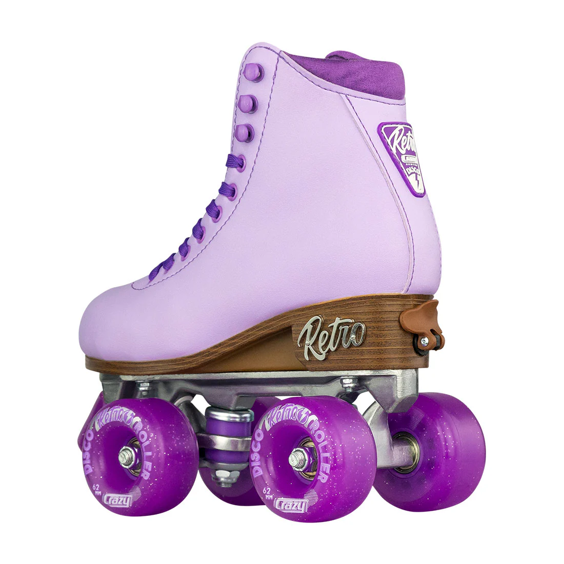 Crazy Retro Roller Purple - Kids Adjustable - Image 2