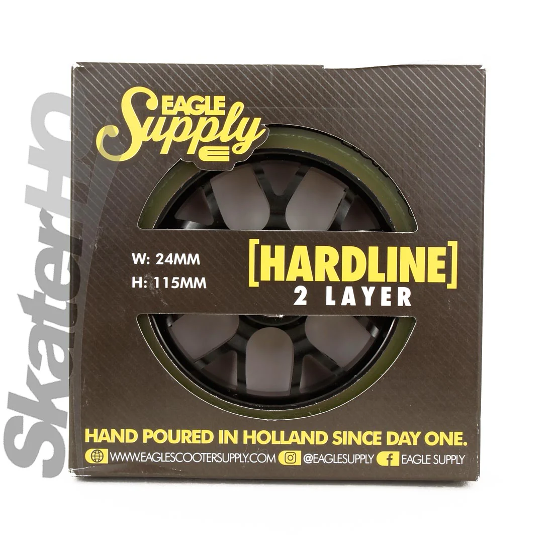 Eagle Hardline X6 2-Layer 115mm Sewercaps Wheel - Grey/Black - Image 3
