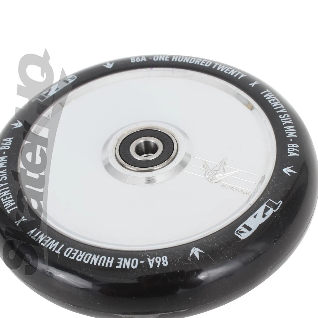 Envy Hollow Core 120mm Wheel - Black/Polished - Image 3
