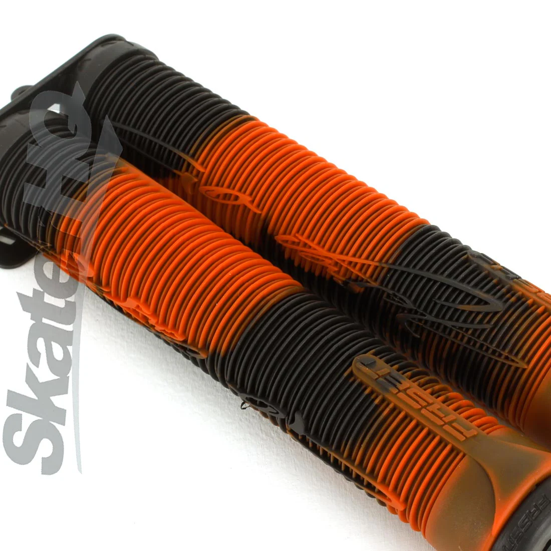 Fasen Go Fast Handle Grips - Black/Orange - Image 3
