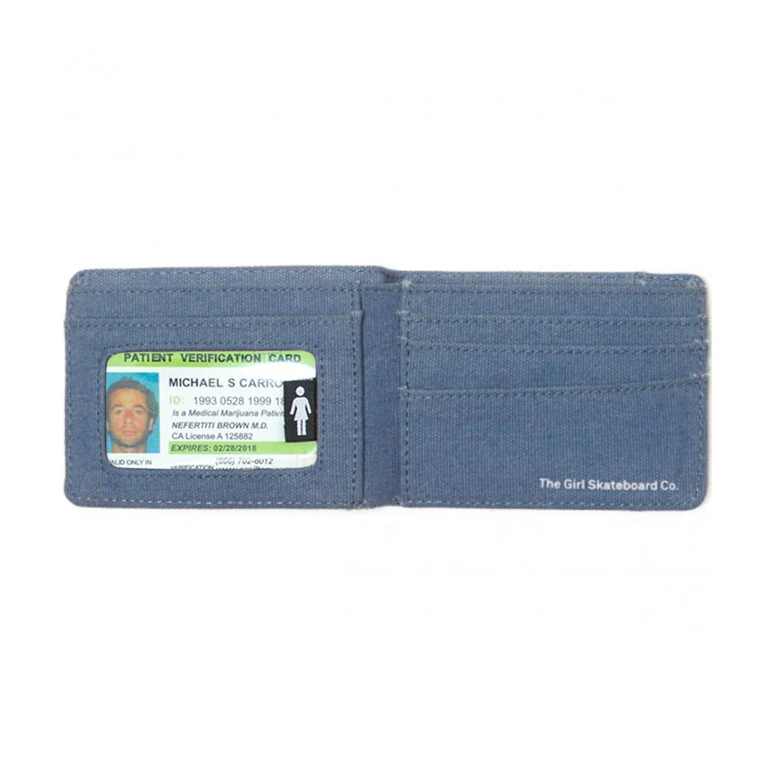 Girl Micro OG Wallet - Denim - Image 2