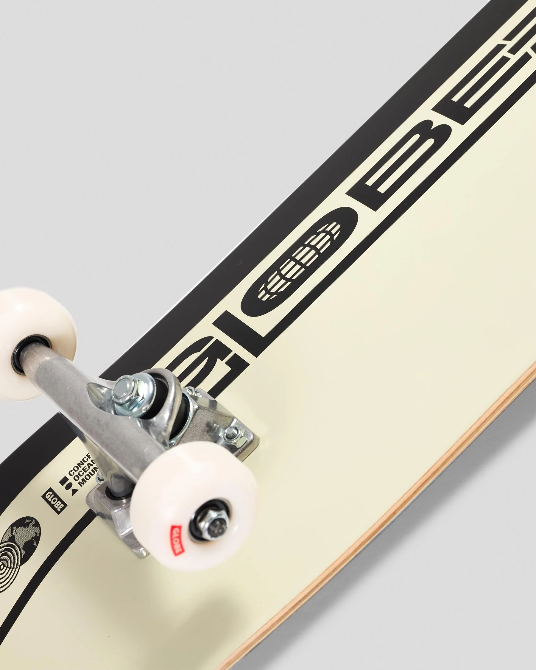 Globe G0 Strype Hard 8.0" Complete - Black/Off-White - Image 2