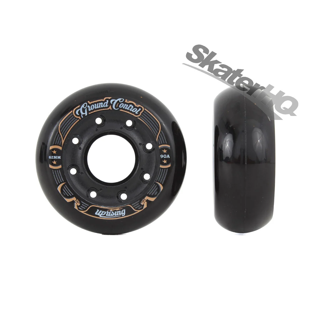 Ground Control Bullet 62mm/90a 4pk - Black
