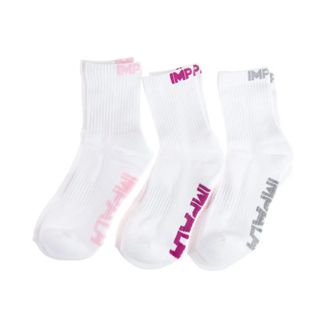 Impala Everyday Socks 3pk - White - Image 2