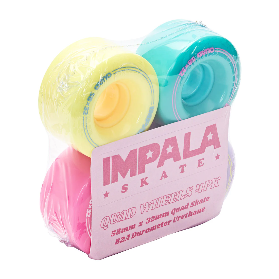 Impala 58x32mm 82a Wheels 4pk - Multi Pastel - Image 3
