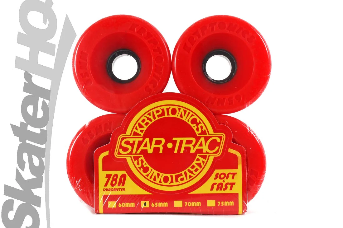 Kryptonics Startrac 65mm 4pk - Red - Image 3