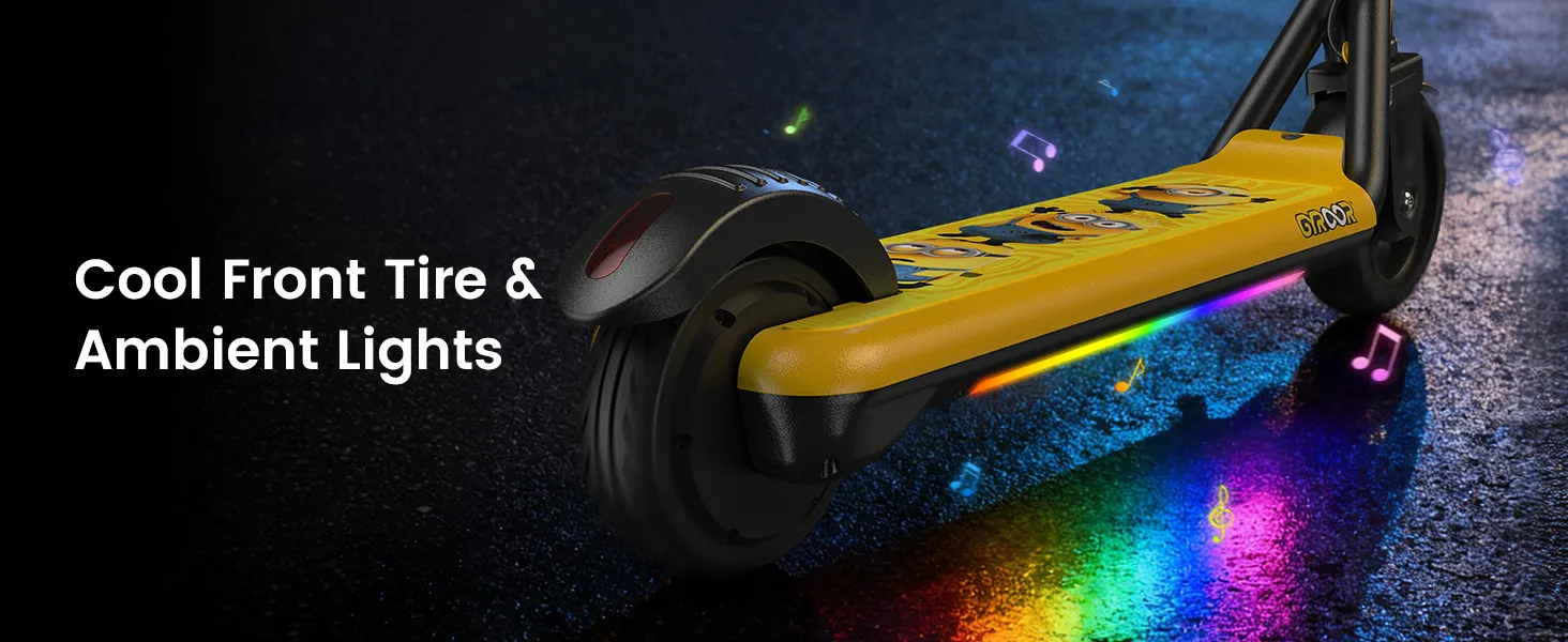 GYROOR Minions H30 Max Kids Scooter - Image 8