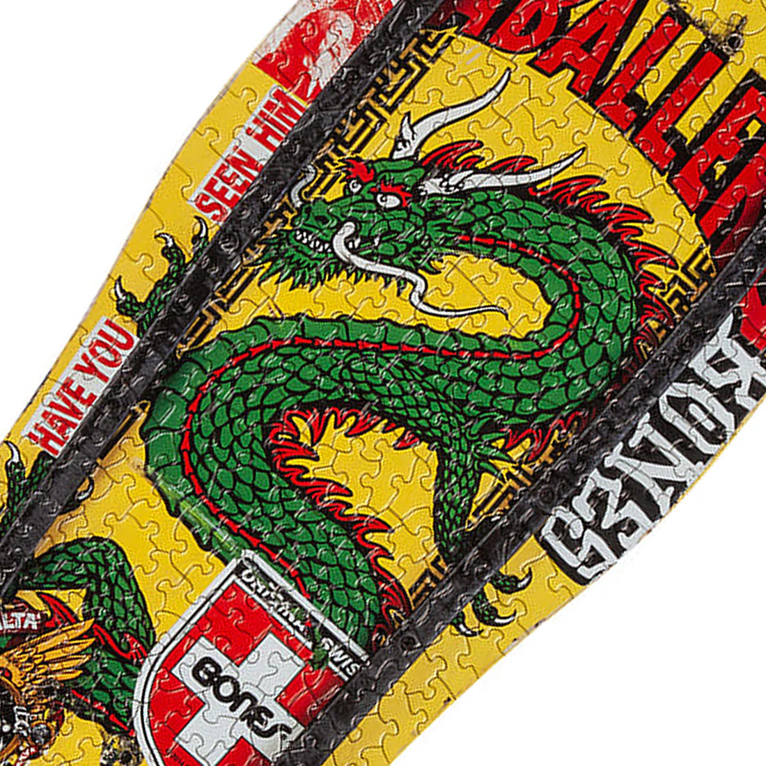 Powell Peralta 500pc Puzzle - Cab Chinese Dragon Yellow - Image 4