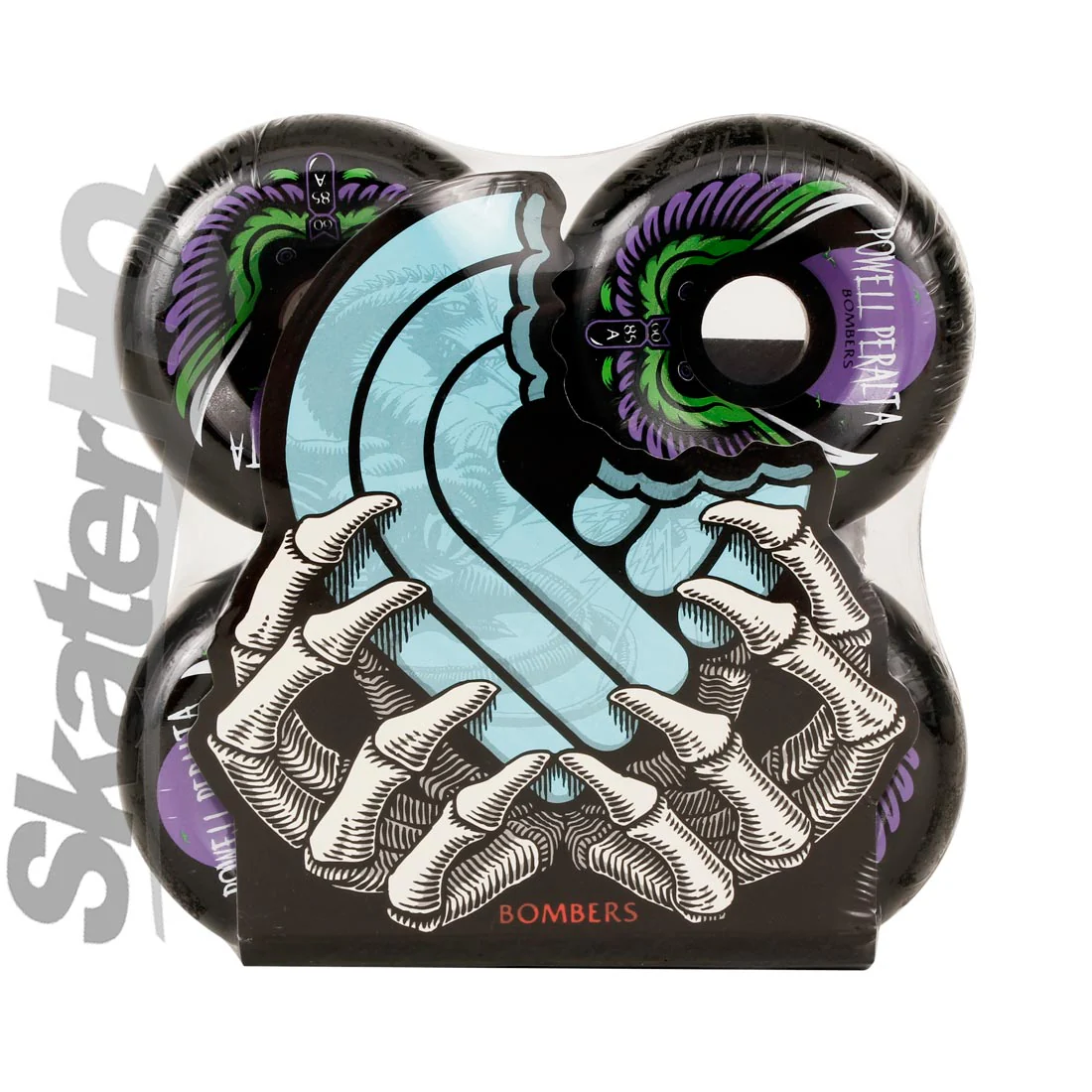 Powell Peralta Bombers III 60mm 85a - Black - Image 3