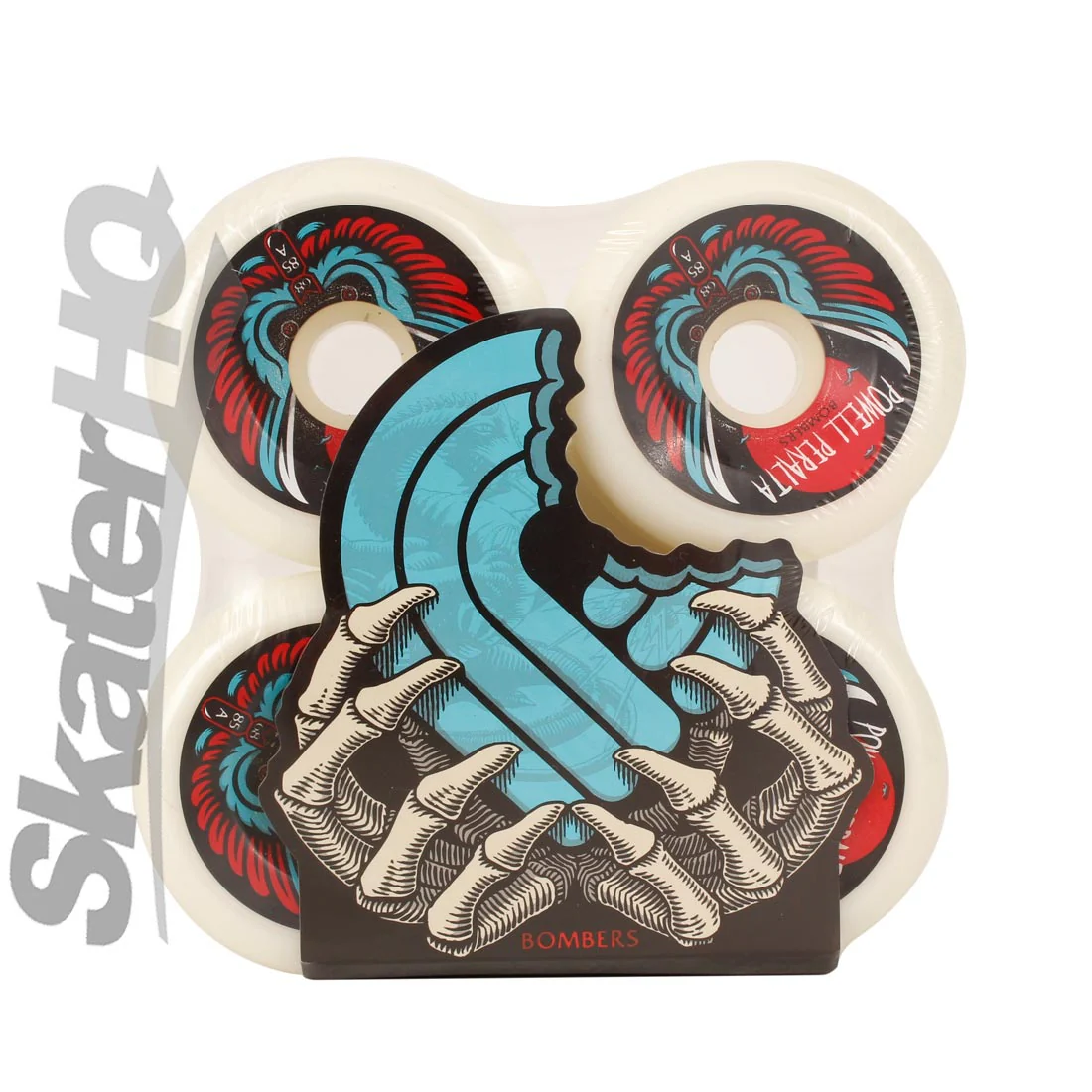 Powell Peralta Bombers III 68mm 85a - White - Image 3