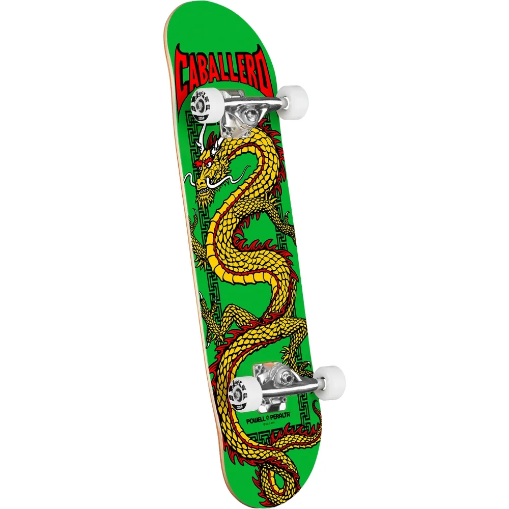 Powell Peralta Cab Chinese Dragon Green 7.5" x 28.65" Complete Skateboard