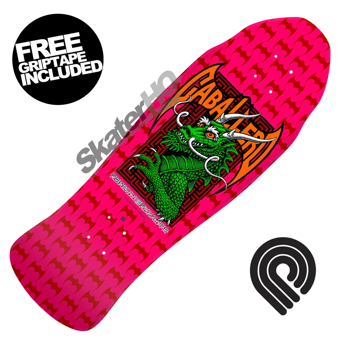 Powell Peralta Cab Street Dragon 9.625 Deck - Hot Pink