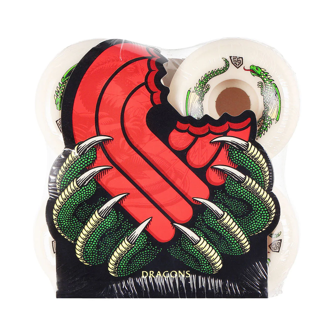 Powell Peralta Dragon Formula 56mm 93a 4pk - White - Image 2