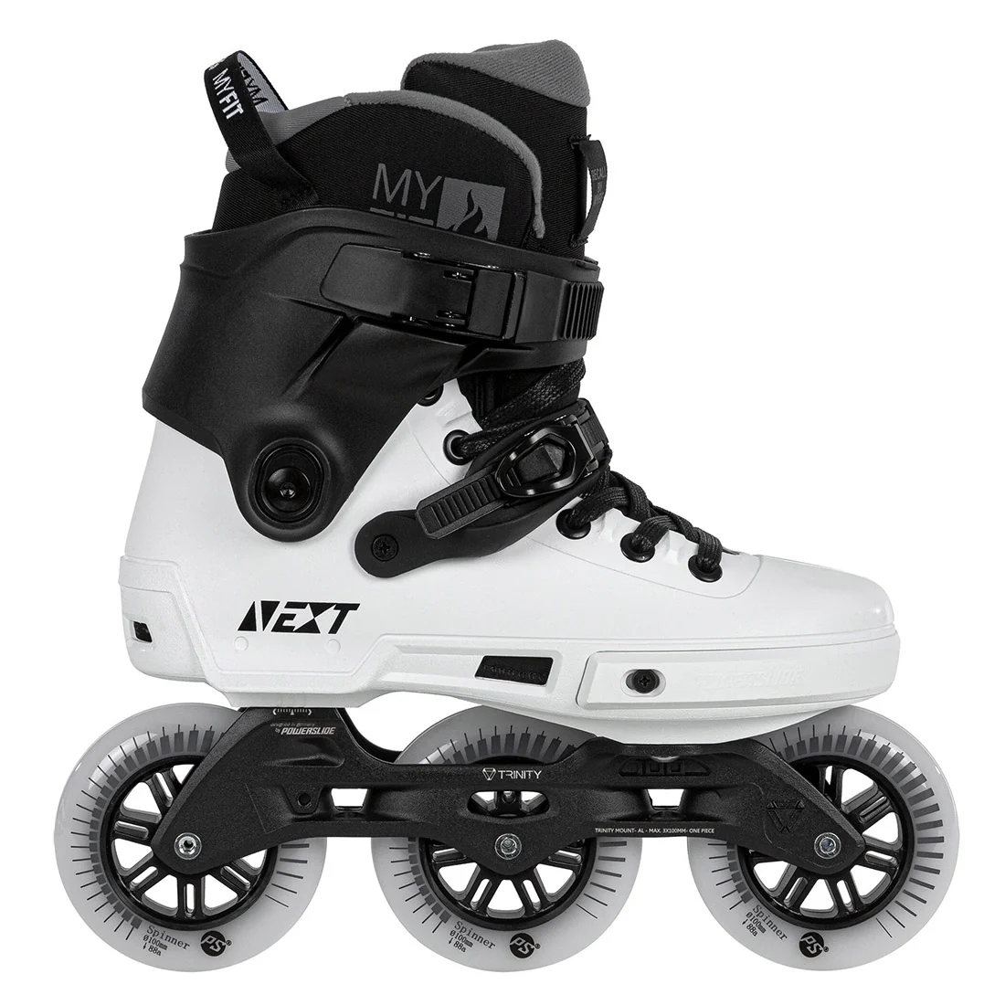 Powerslide Next 100 - Black/White