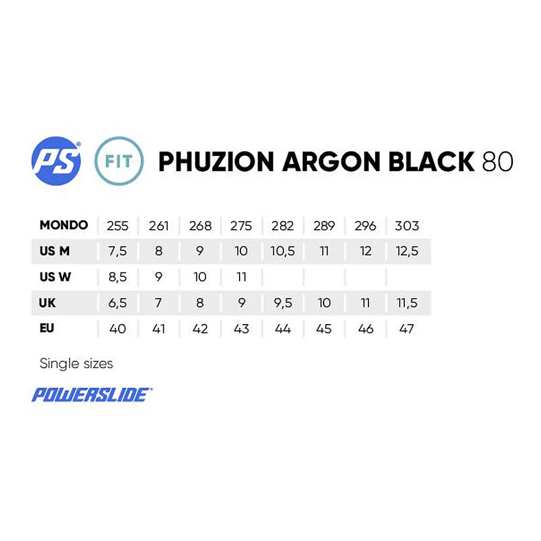 Powerslide Phuzion Argon 80 Black - Image 4