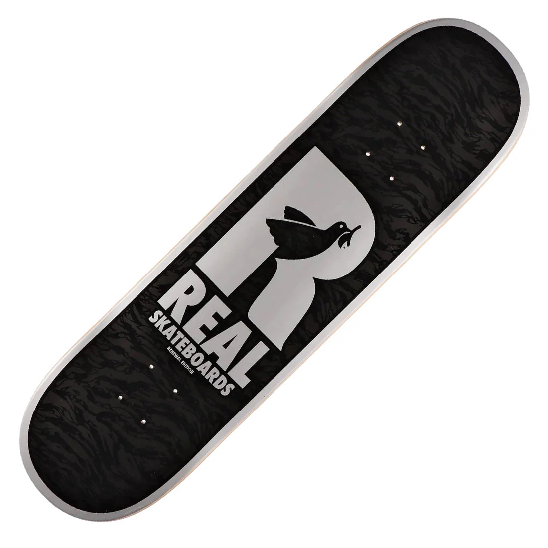 Real Doves Redux 8.25 Deck - Black/Silver
