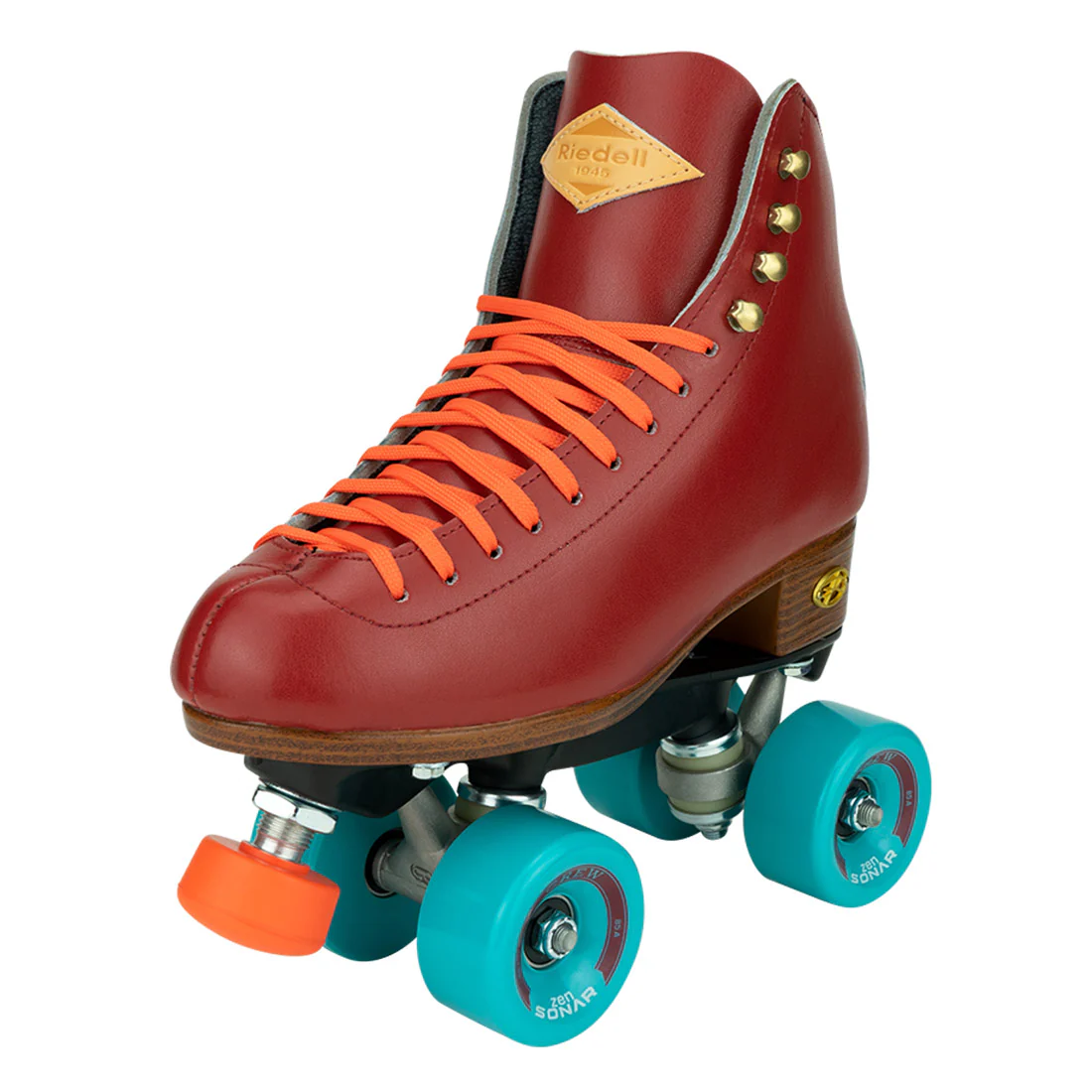 Riedell Crew Skate - Crimson - Image 2
