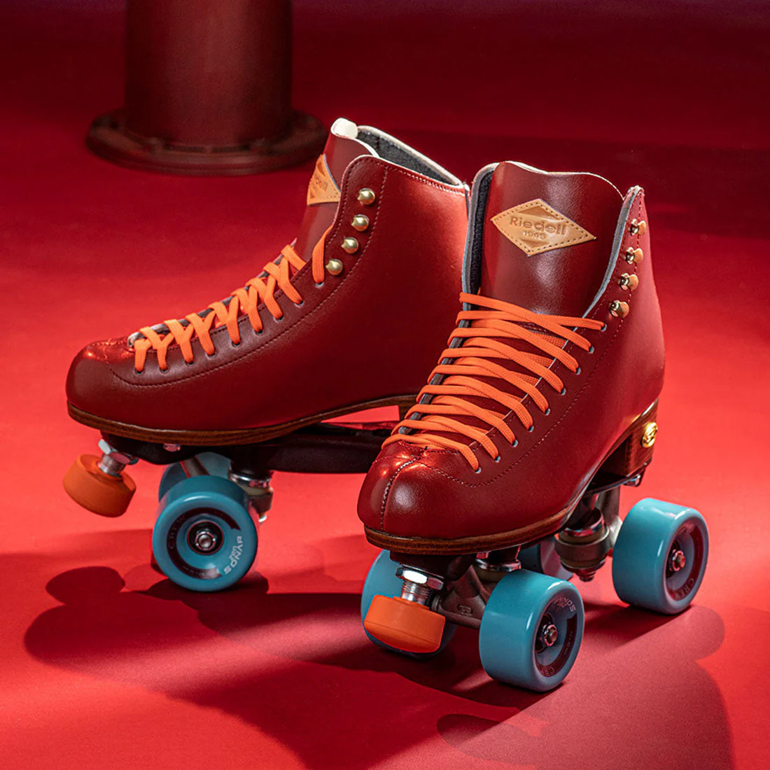 Riedell Crew Skate - Crimson - Image 4
