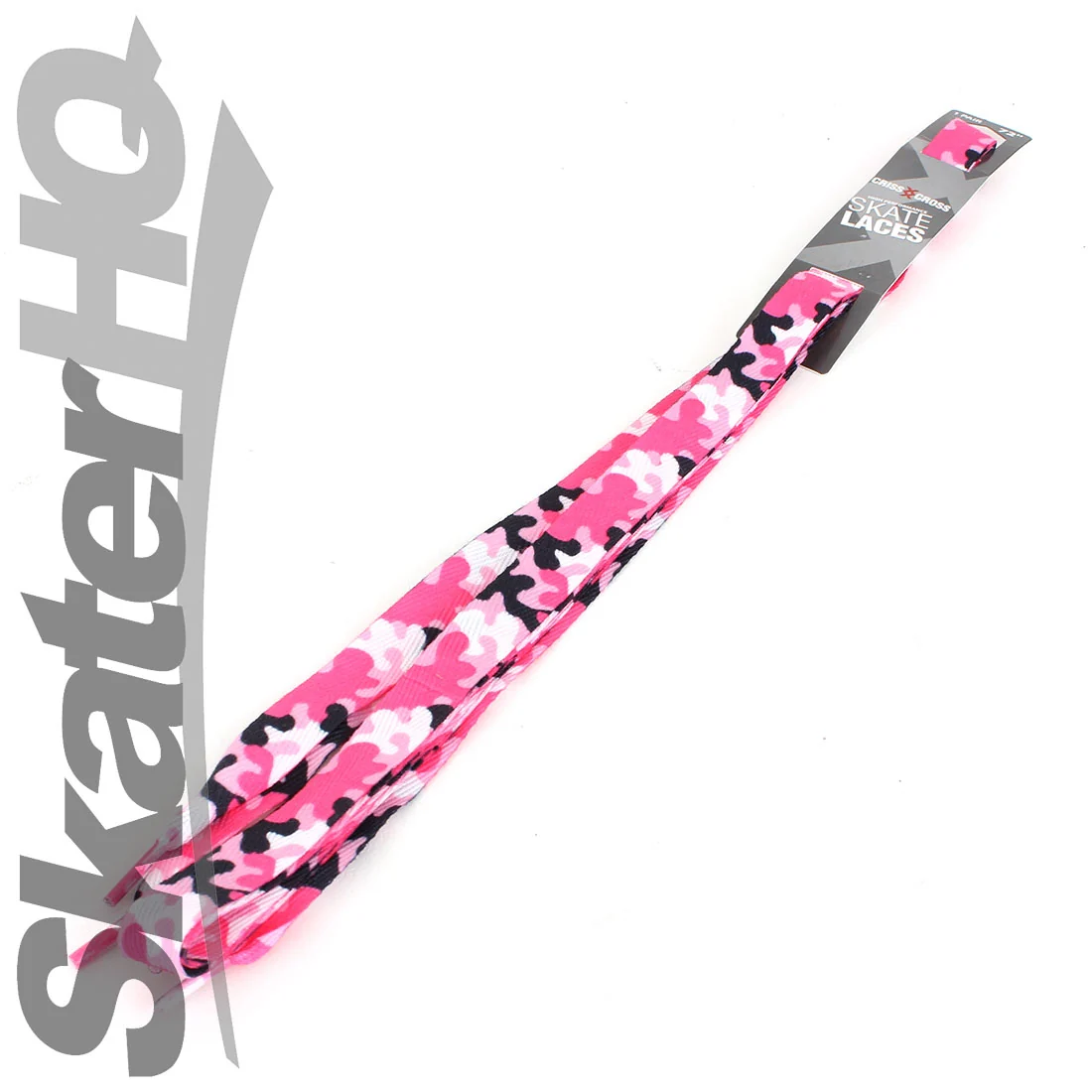 Riedell Criss-Cross Laces 72 Fat - Pink Camo - Image 2