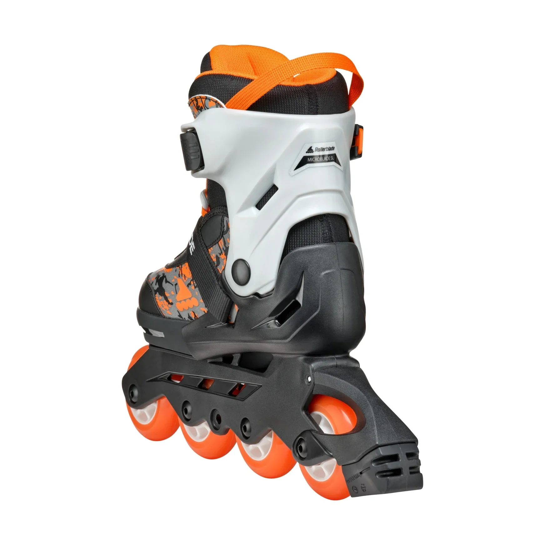 Rollerblade Microblade SL Adj Inline Skates Black/Orange - Image 4