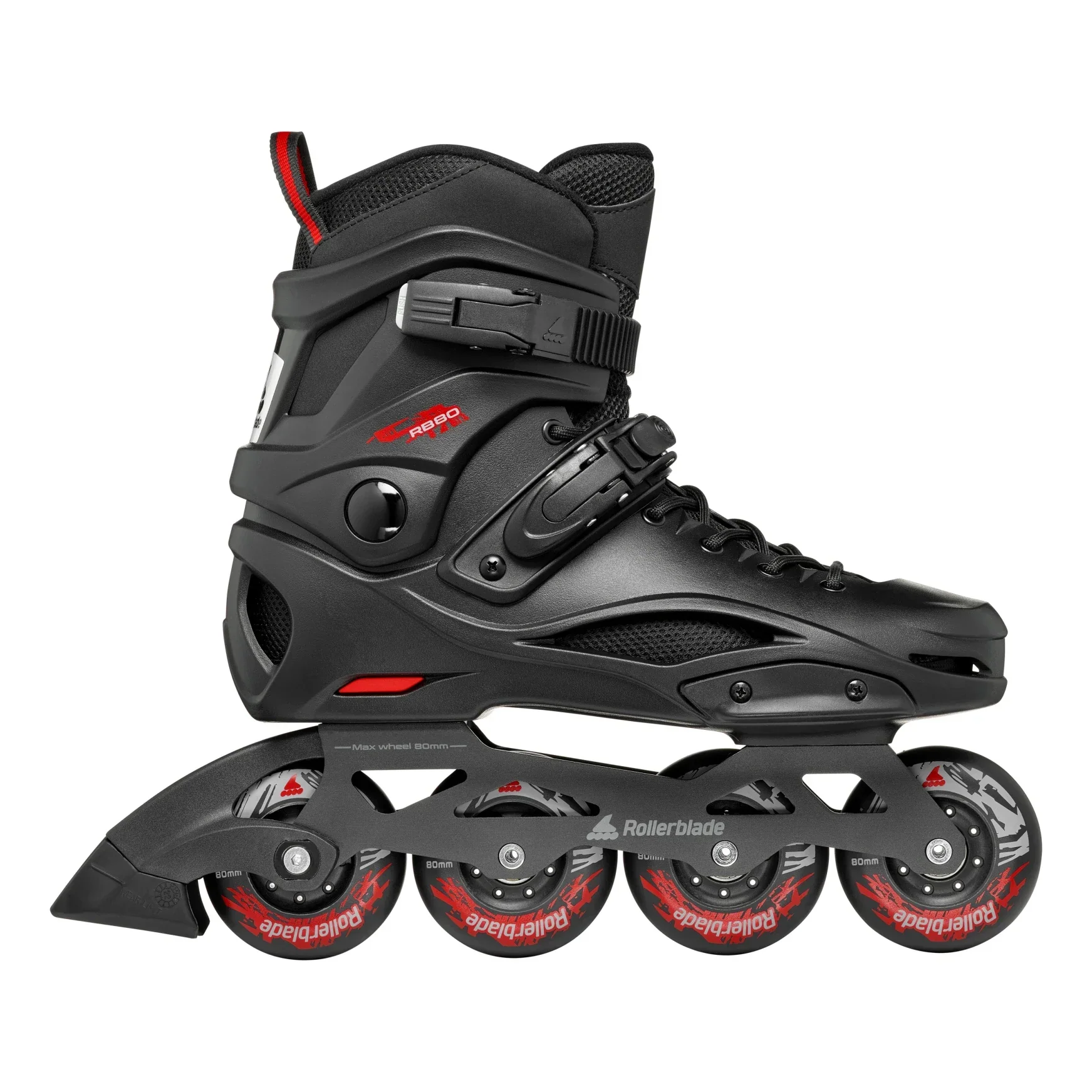 Rollerblade Zetrablade Inline Skates Black/Red - Image 3