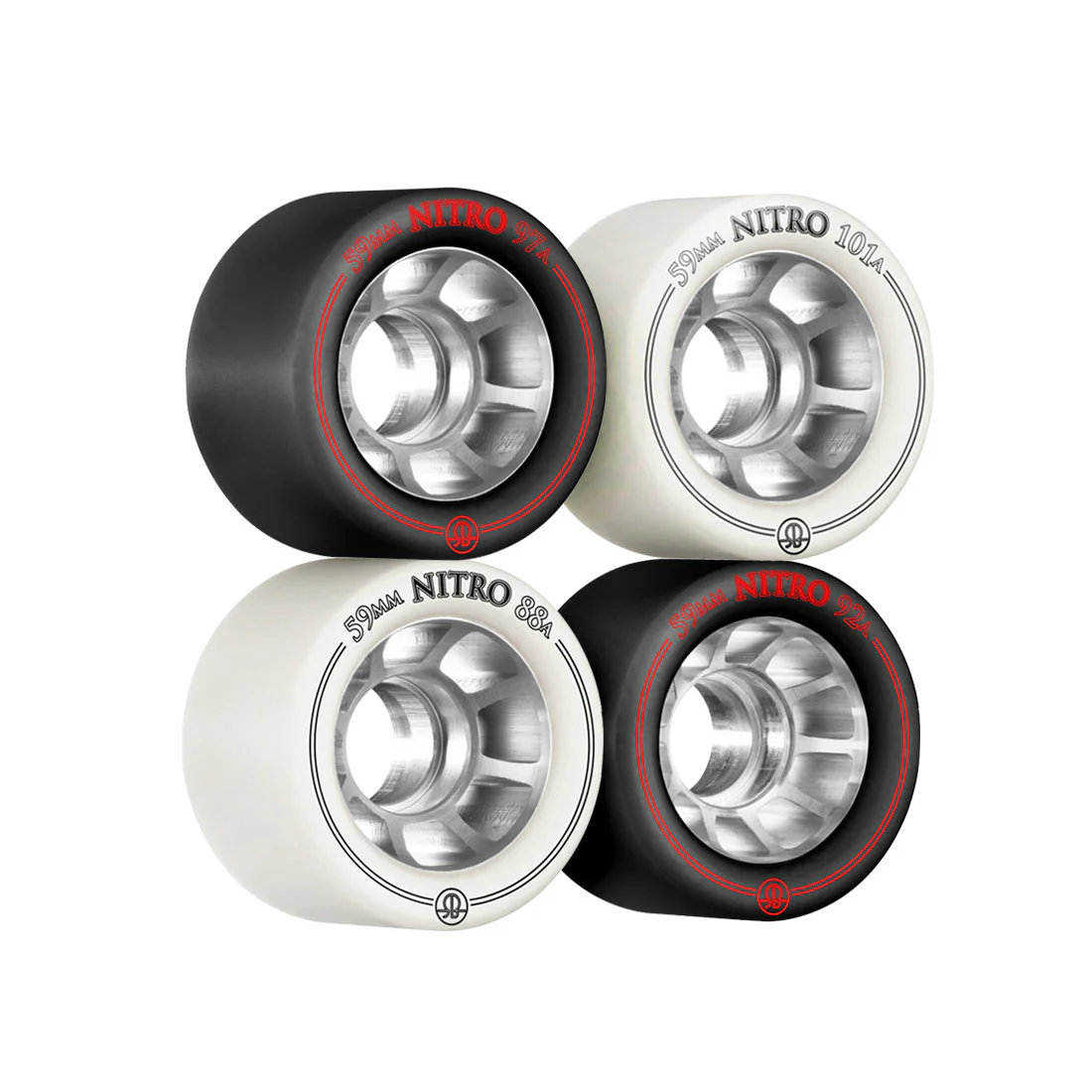 Rollerbones Nitro 59mm Wheels 8pk