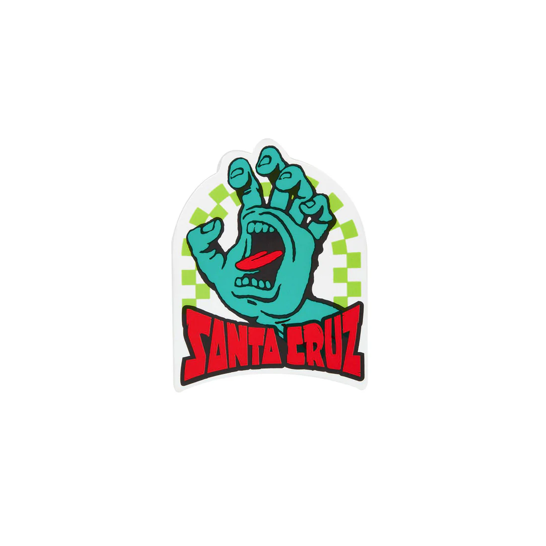 Santa Cruz Arch Check Hand Sticker