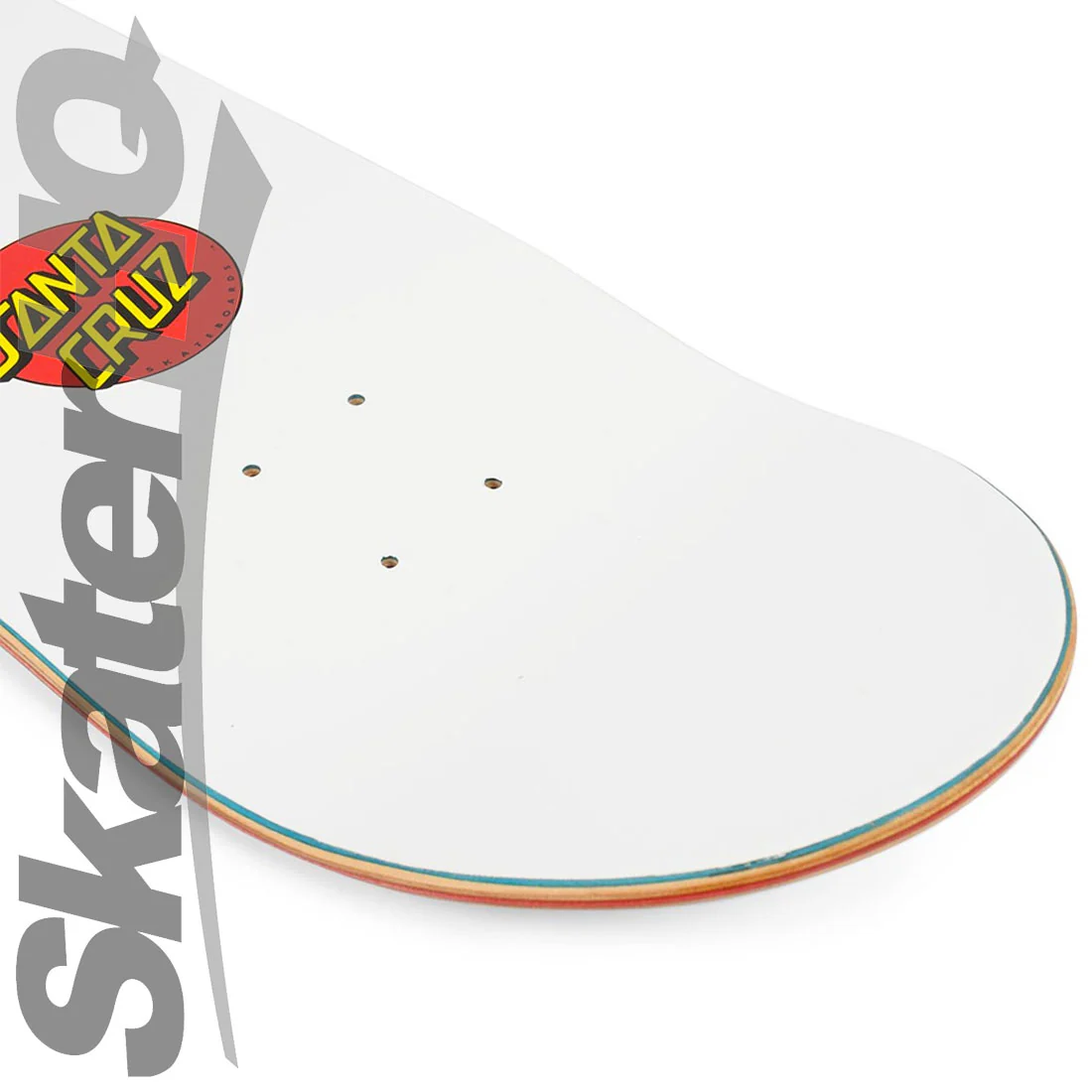 Santa Cruz Classic Dot 8.0 Deck - White (Clearance Blemished) - Image 2
