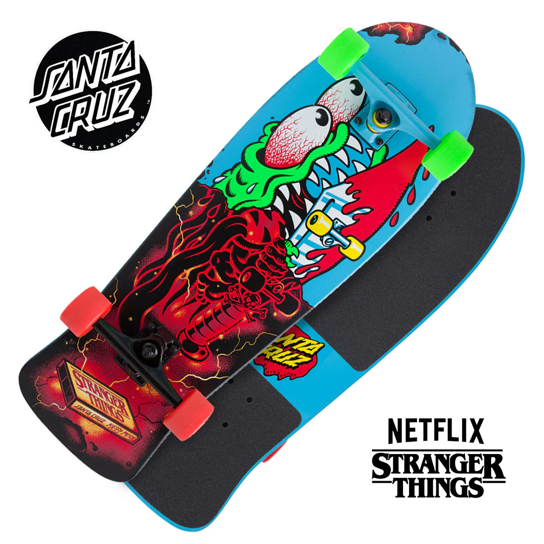 Santa Cruz x Stranger Things Meek Slasher 31.1 Cruzer Complete