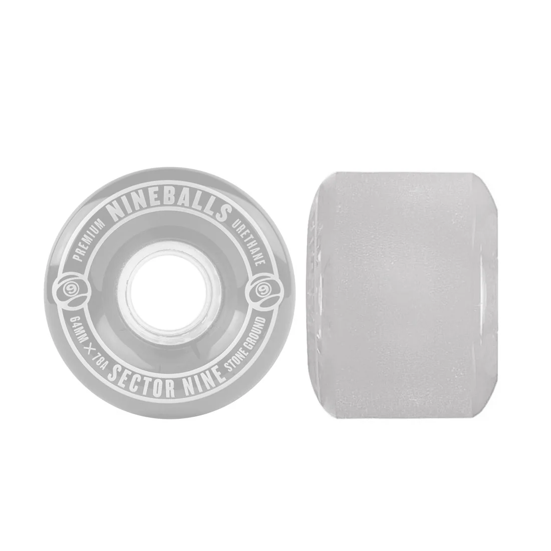 Sector 9 Nineballs 64mm 78a 4pk - Smoke