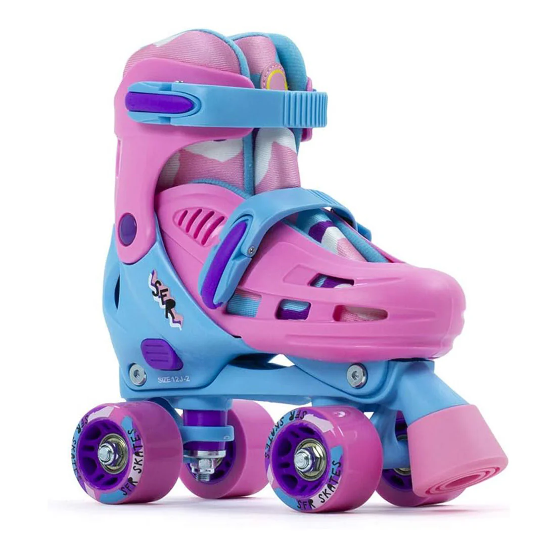 SFR Hurricane III Skates - Pink/Blue - Image 2