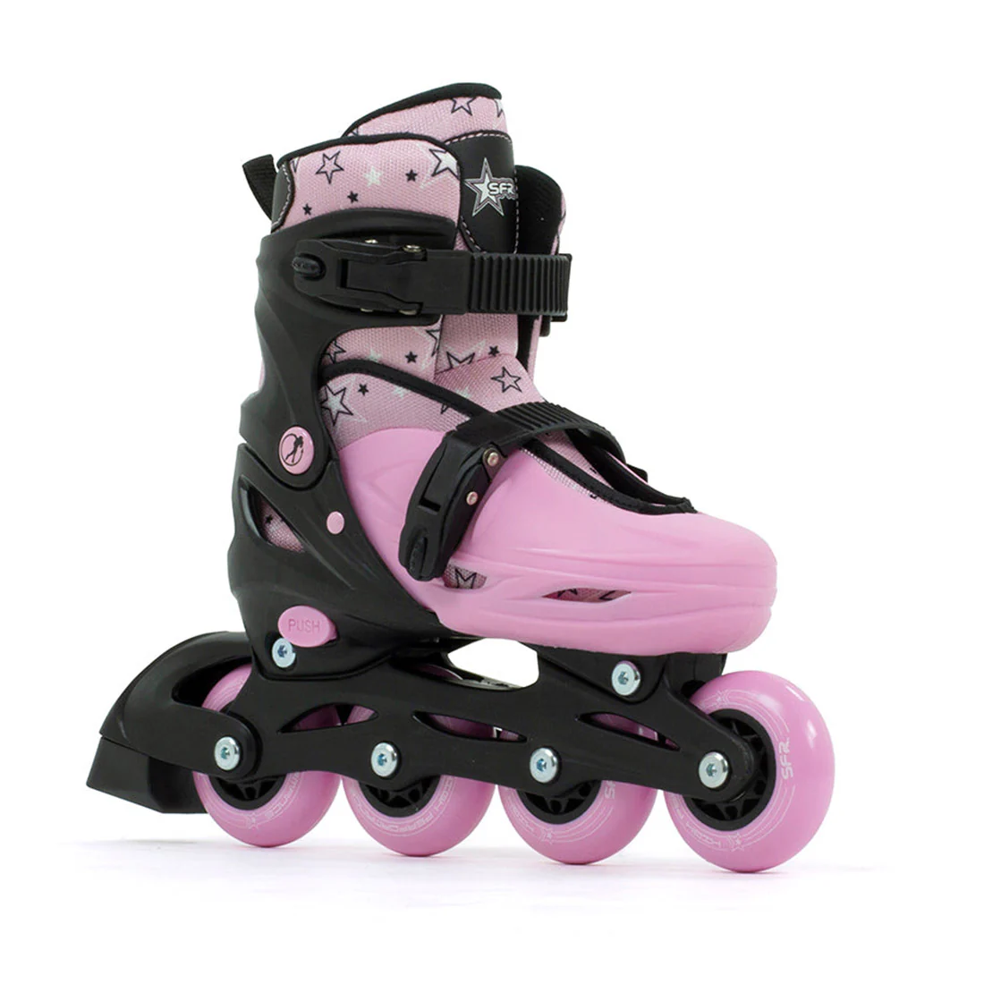 SFR Plasma Adjustable Skate - Black/Pink - Image 2