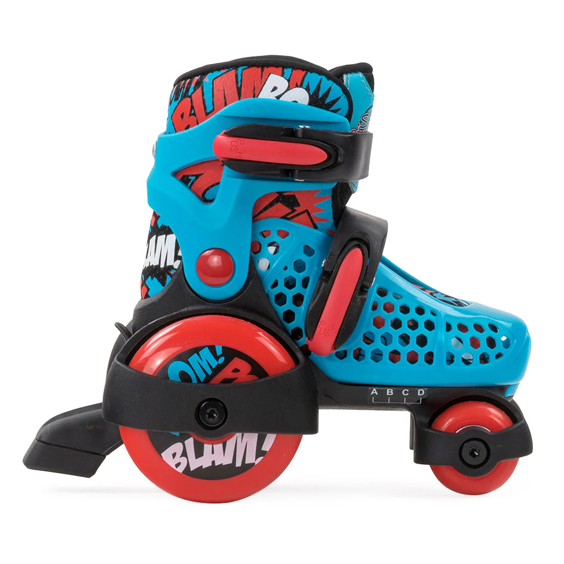 SFR Stomper Adjustable Skates - Blue/Red - Image 2