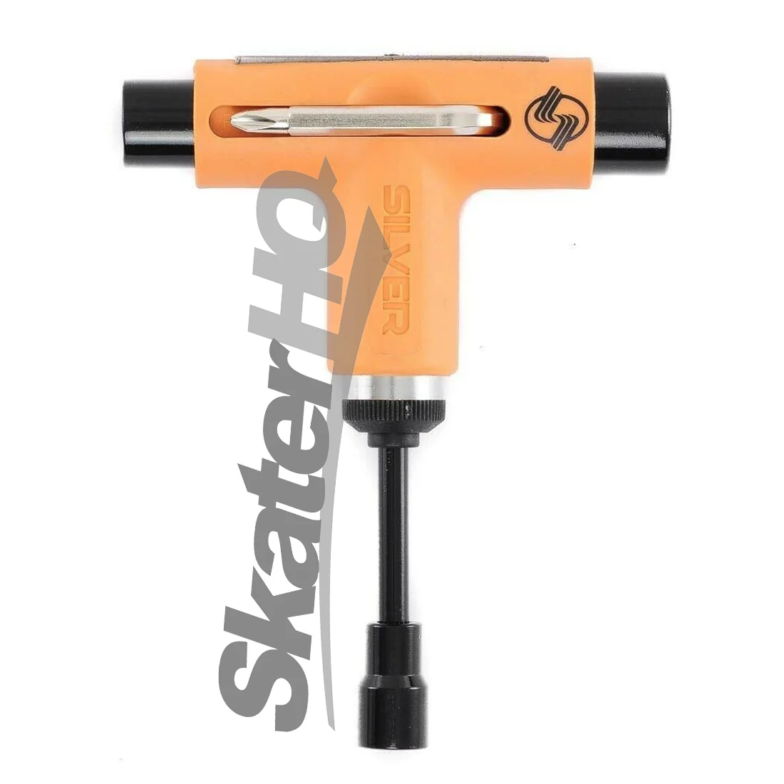 Silver Ratchet Tool - Neon Orange/Black