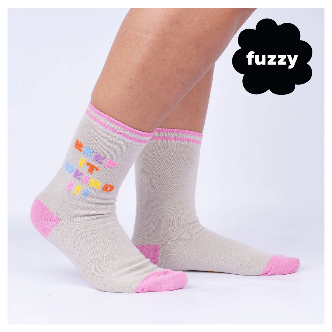 Sock It To Me - Adult Crew - Keep it Weird! - Image 2