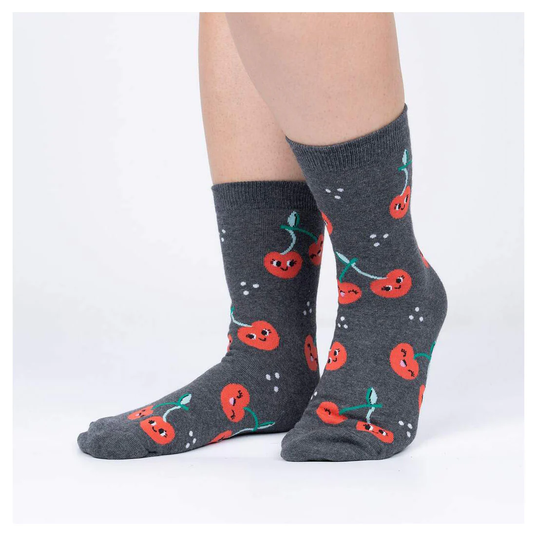 Sock It To Me - Adult Crew - Mon Cherry - Image 2