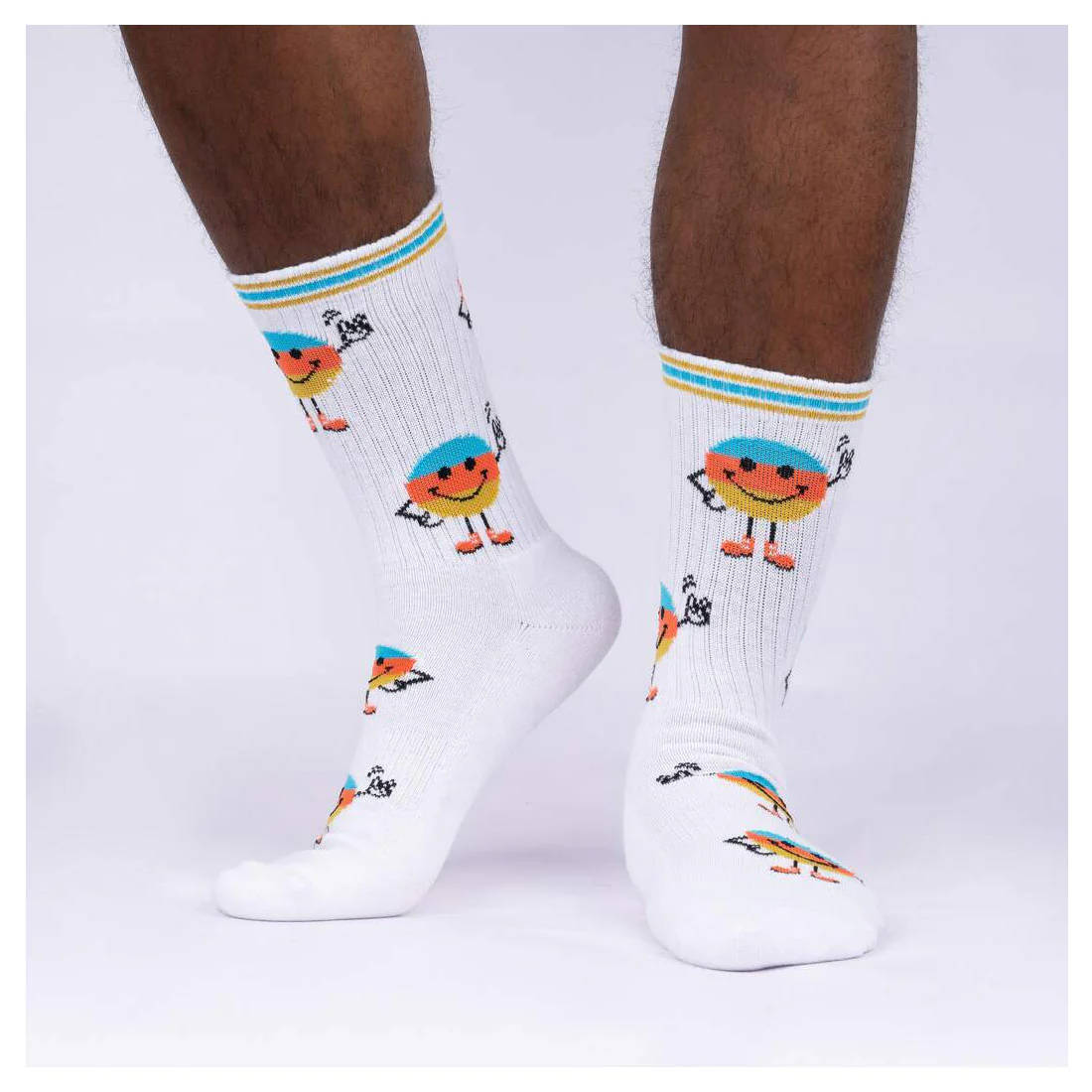 Sock It To Me - Ribbed Crew - This Is My Happy Face - Image 2